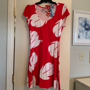 Disney Cosplay Lilo Printed Dress (hair bow optional)
